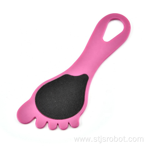 Hot selling Reusable Plastic Pedicure Foot File with Long Handle